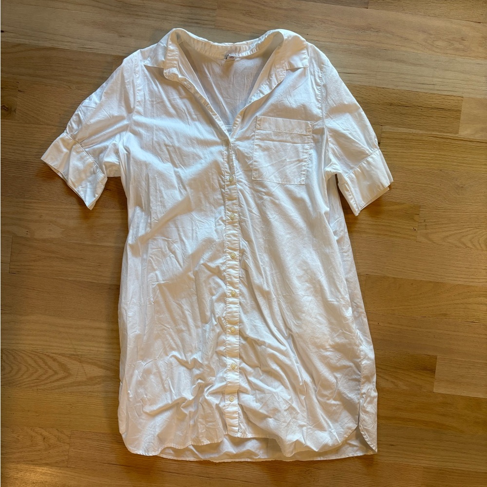 Old Navy White Shirt Dress